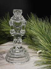 Load image into Gallery viewer, Pair of Vintage Deplomb 24% Lead Crystal Nutcracker Candlestick Holder, Has chip on base
