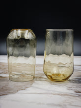 Load image into Gallery viewer, Vintage Mouth-blown Topaz Tumblers
