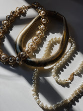 Load image into Gallery viewer, Vintage Napier Large Caged Faux Pearl Necklace
