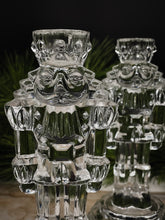 Load image into Gallery viewer, Pair of Vintage Deplomb 24% Lead Crystal Nutcracker Candlestick Holder, Mint Condition
