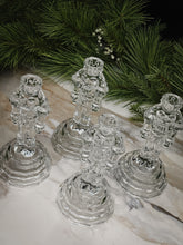 Load image into Gallery viewer, Pair of Vintage Deplomb 24% Lead Crystal Nutcracker Candlestick Holder, Mint Condition
