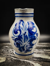 Load image into Gallery viewer, Oversized Handmade White Clay Salt Glazed Stoneware Pitcher
