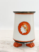 Load image into Gallery viewer, Vintage Handpainted Trojan Pen Holder
