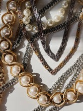 Load image into Gallery viewer, Vintage Napier Large Caged Faux Pearl Necklace
