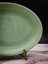 Load image into Gallery viewer, Vintage Jadeite Fire King Oval Platter
