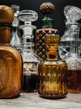 Load image into Gallery viewer, Vintage Amber Glass Decanter
