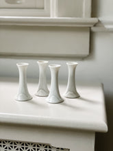 Load image into Gallery viewer, Set of 4 Vintage Porcelain Bud Vase Place Card Holders
