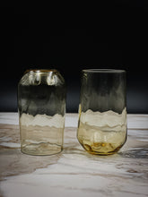 Load image into Gallery viewer, Vintage Mouth-blown Topaz Tumblers
