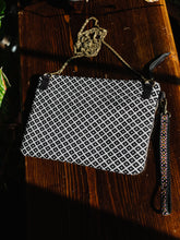 Load image into Gallery viewer, Starburst Beaded Cross Body Clutch
