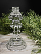 Load image into Gallery viewer, Pair of Vintage Deplomb 24% Lead Crystal Nutcracker Candlestick Holder, Mint Condition
